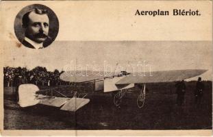 Aeroplan Blériot / French aviator, pilot and his aircraft (fa)