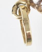 Arany (Au) 14K oroszlán függő, jelzett, 2,2×1,6 cm, nettó: 1 g