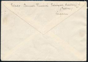 1946 (18. díjszabás) Levél 1600 Milpengő bérmentesítéssel Felsőgödről Svájcba / Cover with 1600 MP t...