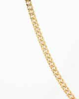 Arany (Au) 14K lapos pancer nyaklánc, jelzett, h: 70 cm, nettó: 11,6 g