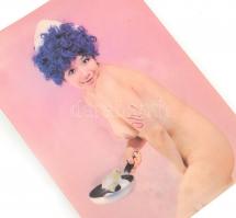 2 db erotikus 3D vetkőzős képeslap, 14,5x10,5 cm / Erotic 3D postcards