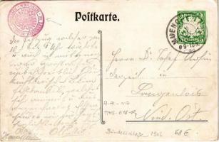 1906 XV. Deutsches-Bundes-Schiessen München / German federal shooting art postcard (EK)