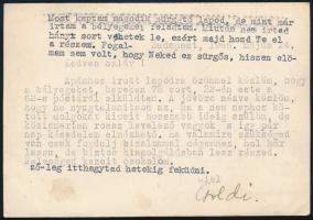 1946 (16. díjszabás) Levelezőlap 24 millió P bérmentesítéssel Budapestről Pécsre / Postcard with 10 ...