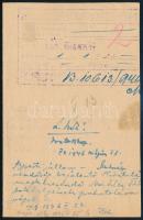 1946 (12. díjszabás) Nyomtatvány 6 db bélyeggel Zalaszentmihályról Zalaegerszegre / Printed matter w...