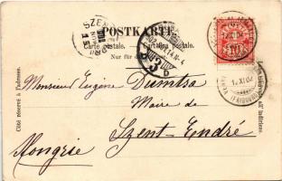 1902 Semsales, Verrerie, Boulangerie. Edition J. Kupferschmid, Bienne / glassworks, factory, bakery....