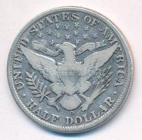 Amerikai Egyesült Államok 1907O 1/2$ Ag Barber T:3 USA 1907O 1/2 Dollar Ag Barber C:F