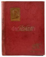 Jókai album. Képek, adatok, okmányok Jókai Mór életéből. A Pesti Napló előfizetőinek készült kiadás. [Bp., 1909,] Pesti Napló,(Hornyánszky-ny.), 140 p.+ 10 (műmellékletek, a képek előtt feliratozott hártyapapírokkal) t. Gazdag képanyaggal, szövegközti és egész oldalas rajzokkal, fotókkal, hasonmásokkal, dokumentumokkal illusztrált. Kiadói szecessziós dúsan aranyozott,dombornyomásos illusztrált egészvászon-kötésben, Gottermayer-kötés, a gerincen szakadásokkal. Jókai arcképe hiányzik az első tábláról