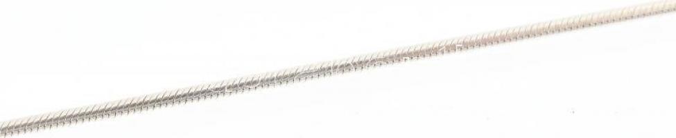 Ezüst(Ag) kígyó nyaklánc, jelzett, h: 45-50 cm, nettó: 6,4 g