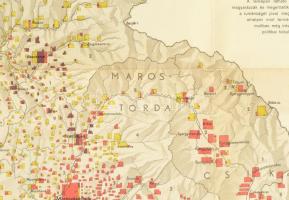 1940 Trianon előtti Magyarország Romániához csatolt területének és a határmenti megyéknek néprajzi t...