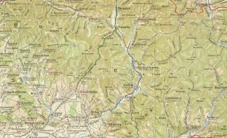 1944 Kárpátalja, 1:200 000, Magyar Királyi Honvéd Térképészeti Intézet, hajtva, jó állapotban 104x90...