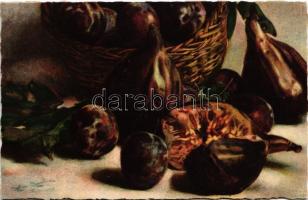 Italian still life art postcard. Ballerini & Fratini 278. s: Carlo Chiostri