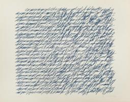 Vera Molnár (1924-): Anyám levelei I-VI. Szitanyomat, papír. Jelezve balra lent laponként: 37/40. Je...