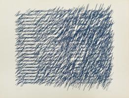 Vera Molnár (1924-): Anyám levelei I-VI. Szitanyomat, papír. Jelezve balra lent laponként: 37/40. Je...