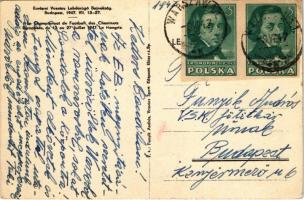 1947 Budapest, Európai Vasutas Labdarúgó Bajnokság. Vasutas Sport Központ. Klösz / Football Champion...