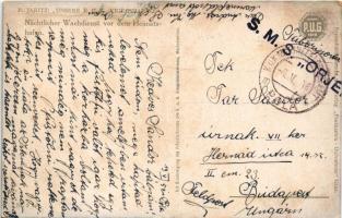 1918 Unsere K.u.k. Kriegsmarine, Nächtlicher Wachdienst vor dem Heimatshafen / WWI Austro-Hungarian ...