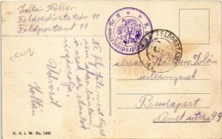 1915 Gruss vom Krampus! In die Hölle mit den Preistreibern / Krampusz. H.H. i. W. No. 1469. (fl) + &...