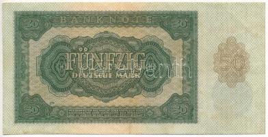 Német Demokratikus Köztársaság 1948. 50M "AE 6214442" T:F szép papír 
German Democratic R...
