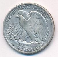 Amerikai Egyesült Államok 1917. 1/2$ Ag T:2- USA 1917. 1/2 Dollar Ag C:VF patina Krause KM#142