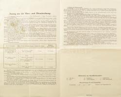 1917 a kismartoni cs. és kir. katonai főreáliskola bizonyítványa August Endrődi részére