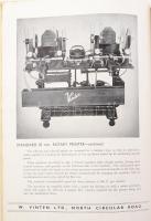 1948 Cinematograph Export Ltd. London, Vinten brit filmes felszereléseket gyártó cég termékeit ismer...