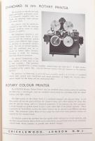 1948 Cinematograph Export Ltd. London, Vinten brit filmes felszereléseket gyártó cég termékeit ismer...