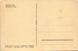 Kárpátaljai cigányok a kunyhó előtt / Cikánská chata. Vydal odbor K.C.S.T. v Mukaceve, nákladem fy N...