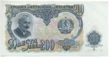 Bulgária 1951. 3L + 5L + 25L + 200L T:I,I- 
Bulgaria 1951. 3 Leva + 5 Leva + 25 Leva + 200 Leva C:U...