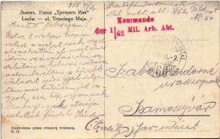 1915 Lviv, Lwów, Lemberg; Ulica Trzeciego Maja / street