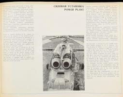 cca 1960-1980 Mil Mi-6 szovjet helikopter, képes ismertető füzet, orosz és angol nyelvű, szétvált bo...