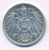 Német Birodalom 1915A 1M Ag T:1,1- 
German Empire 1915A 1 Mark Ag C:UNC,AU