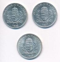 1937-1939. 1P Ag (3xklf) T:1 
Adamo P6