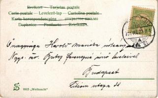 1904 Boldog karácsonyt! Mikulás / Christmas greeting, Saint Nicholas. 110/5. Weihnacht