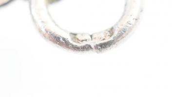 Ezüst (Ag) nyaklánc, antik pitykegombokkal, jelzett, h: 52 cm, bruttó: 31,9g