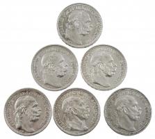 1912KB 1K Ag "Ferenc József" + 1914KB 1K Ag "Ferenc József" (4x) + 1916KB 1K Ag ...