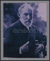 Kiss József (1843-1911) költő autográf levele modern fotóval installálva