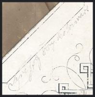 1857 Veress Ferenc, Kolozsvár. Nő fotója, nagy méretű papírkép, papír keretben, a fotós saját kezű a...