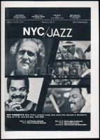 1979 NYC/Jazz, képes, angol nyelvű zenei kiadvány, prospektus, kihajtható