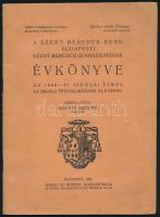 1947 A Szent Benedek-Rend budapesti Szent Benedek Gimnáziumának évkönyve az 1946-47. iskolai évről. Szerk.: Kováts Arisztid. Bp., "Élet"-ny., 32 p. Tűzött papírkötés.