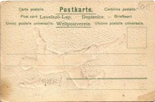 Vívó. Dombornyomott / Fencer. E.S.D. Serie 8120. Embossed litho s: A. Heyer (fa)