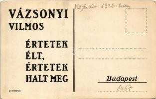 Vázsonyi Vilmos (szül. Weiszfeld Vilmos, első zsidó miniszter). Ne áruljatok el! Szavazzatok a Nemze...