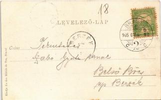 1905 Brassó, Kronstadt, Brasov; Törvényszéki palota. Kovács Miklós és Társa kiadása / Justizpalast /...