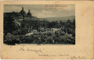 1902 Kolozsvár, Cluj; Emke téri park / park (EK)