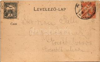 1901 Ojtoz, Ojtoztelep, Oituz; Ojtozi-szoros, Rákóczi vár. Benkő M. kiadása / Pasul Oituz / mountain...