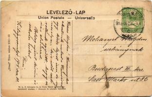 1915 Szilágysomlyó, Simleu Silvaniei; Magura részlet a Moni szőlővel, Moni villa. W.L. P. "Idea...