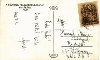 1938 Fülek, Filakovo; bevonulás, virágokkal díszített tankok, üzlet / entry of the Hungarian troops,...