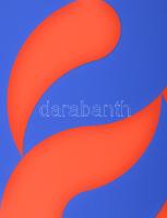 Fajó János (1937-2018): Csepp II., 1975. Szitanyomat, papír, jelzett, számozott (15/27). Próbanyomat...