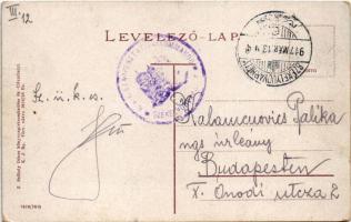 1917 Székelyudvarhely, Odorheiu Secuiesc; Kossuth utca. Székely Dénes kiadása / street view + "...