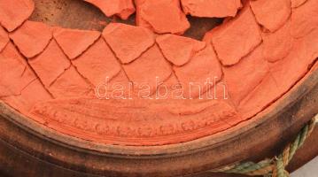 VÉDETT!!! 1750 A Dinnyés család címereslevele (armalis) Mária Terézia autográf aláírásával Sérült, s...