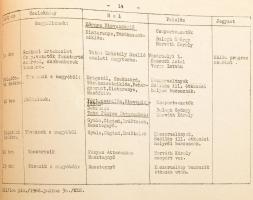 1968 Forgatókönyv a FMSZ-i Néptáncegyüttesek II. Országos Találkozójáról a résztvevő autográf aláírá...