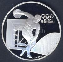 Franciaország 1994. 100Fr Ag "Olimpia-diszkoszvető" T:PP